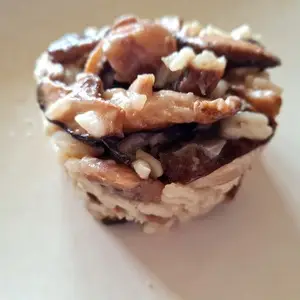 Risotto aux champignons, châtaignes