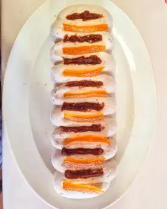 buche orange/marron