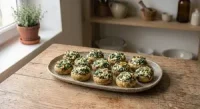 champignon épinards